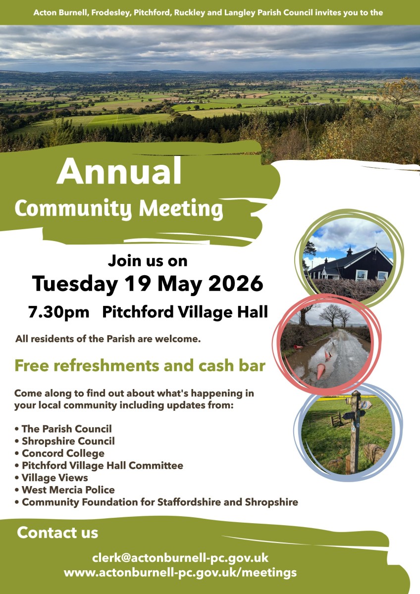 Poster advertising meeting